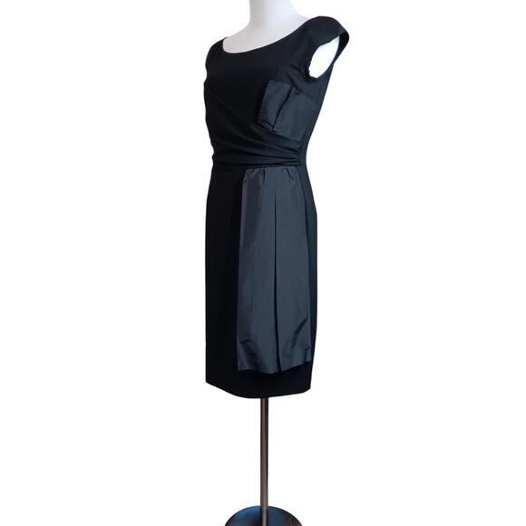 MICHAEL KORS COLLECTION Tailored Wool Cocktail Dress 6 Classic Chic Madein Italy - Picture 7 of 12